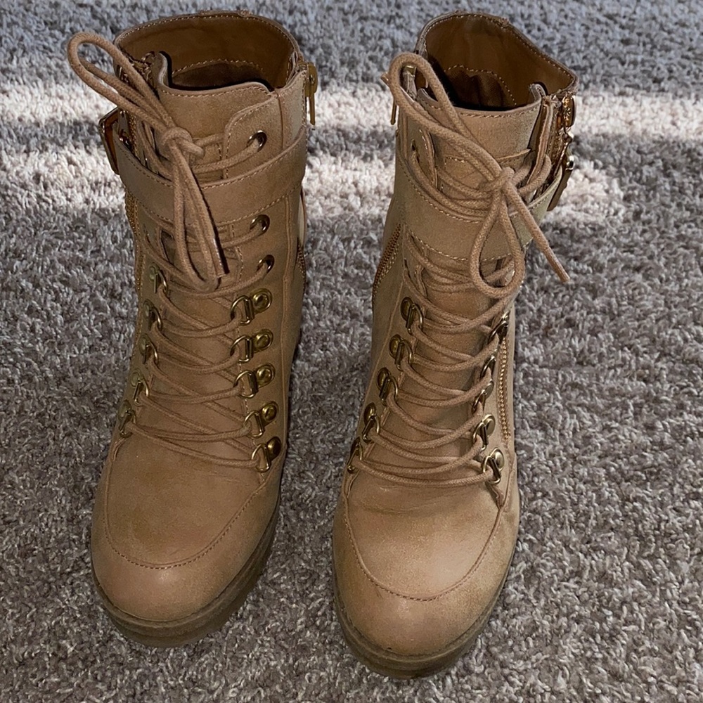 Tan Guess Heels